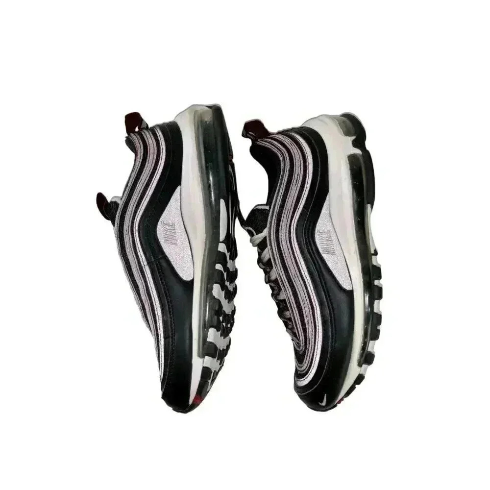 Nike Air Max 97 Premium Mens Sneakers Shoes Black White 312834-008 Size 7.5 - Picture 3 of 12